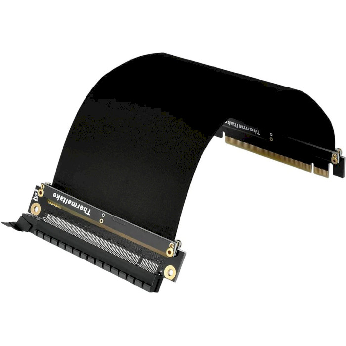 Райзер для вертикальной установки видеокарты THERMALTAKE Gaming PCI-E 3.0 X16 Riser Cable 20cm (AC-053-CN1OTN-C1)