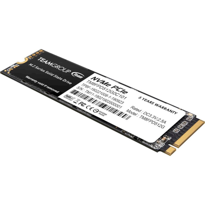 SSD диск TEAM MP33 Pro 512GB M.2 NVMe (TM8FPD512G0C101)