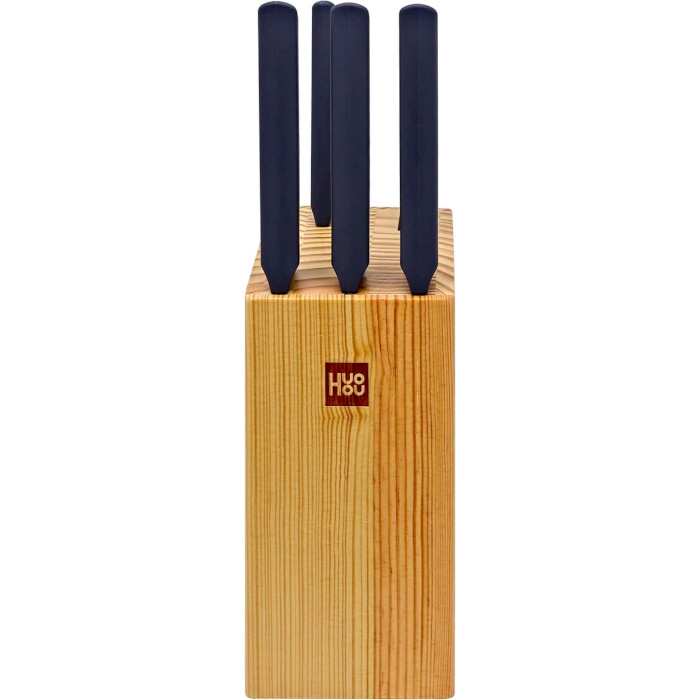 Набор кухонных ножей на подставке Xiaomi HUOHOU Stainless Steel Knife Set 6пр (HU0058)