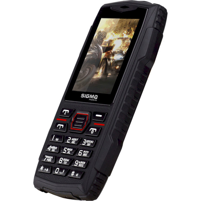 Мобільний телефон SIGMA MOBILE X-treme AZ68 Black/Red (4827798374924)