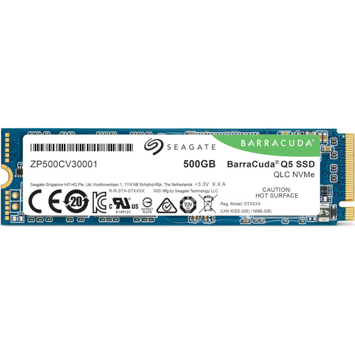 SSD диск SEAGATE BarraCuda Q5 500GB M.2 NVMe (ZP500CV3A001)