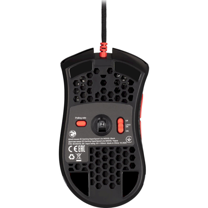 Миша ігрова 2E GAMING HyperSpeed Lite Black (2E-MGHSL-BK)