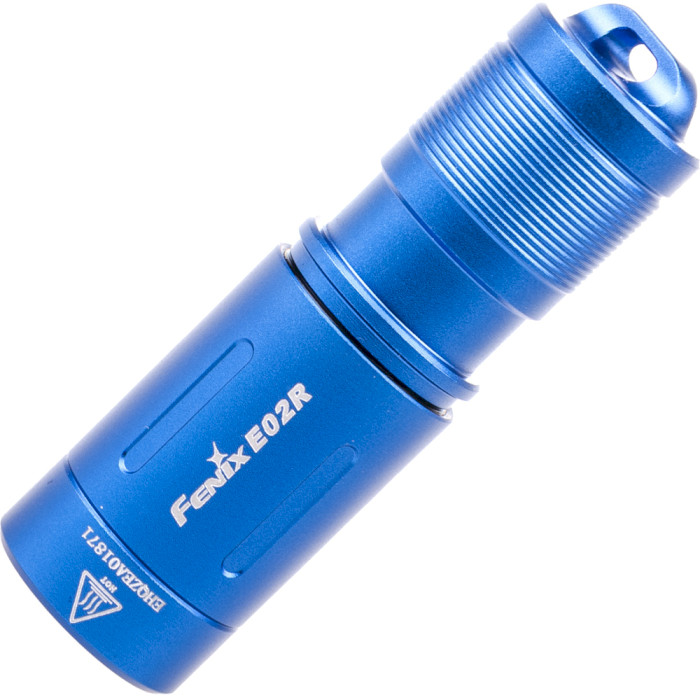 Фонарь-брелок FENIX E02R Blue
