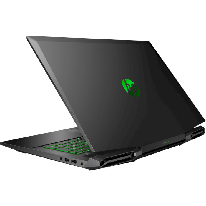 Ноутбук HP Pavilion Gaming 17-cd1090ur Shadow Black/Green Chrome (37B03EA)