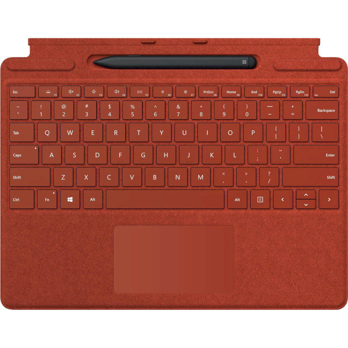 Клавіатура для планшета MICROSOFT Surface Pro X Signature Keyboard Poppy Red + Slim Pen Bundle (25O-00027)