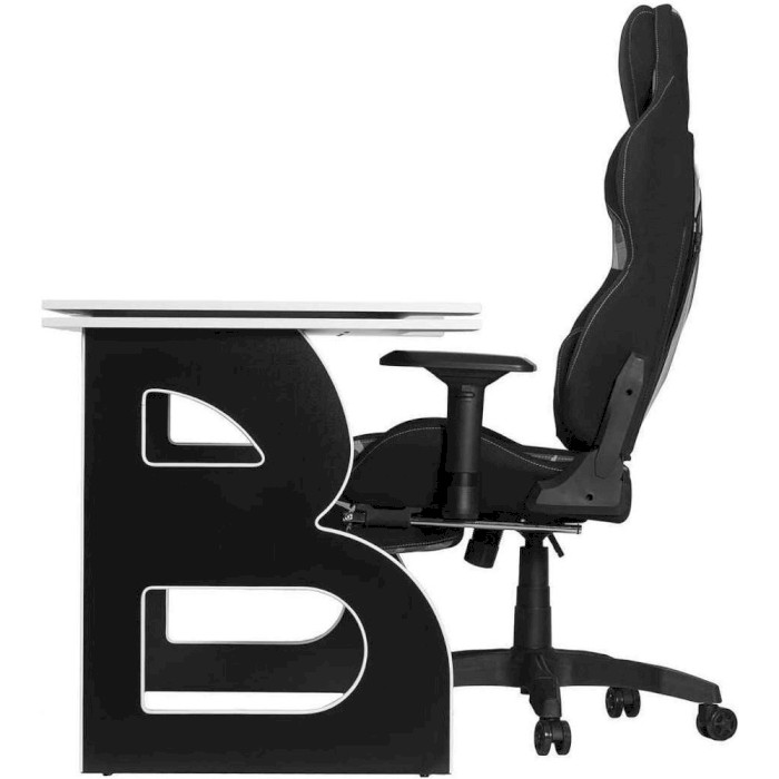 Комплект геймерской мебели BARSKY HomeWork Game Black/White (HG-06/GH-01)