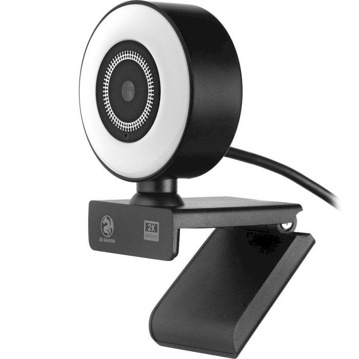 Веб-камера 2E GAMING Quad HD 2K LED (2E-WC2K-LED)