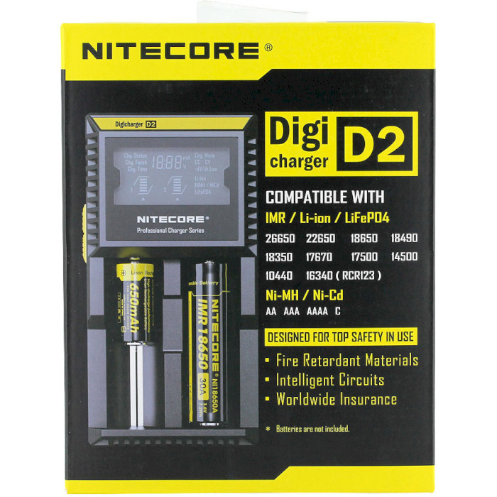 Зарядное устройство NITECORE Digicharger D2