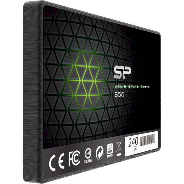 SSD диск SILICON POWER Slim S56 240GB 2.5" SATA (SP240GBSS3S56B25)
