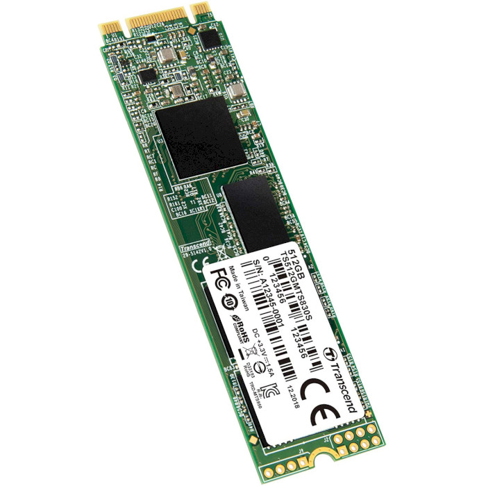 SSD диск TRANSCEND MTS830S 512GB M.2 SATA (TS512GMTS830S)