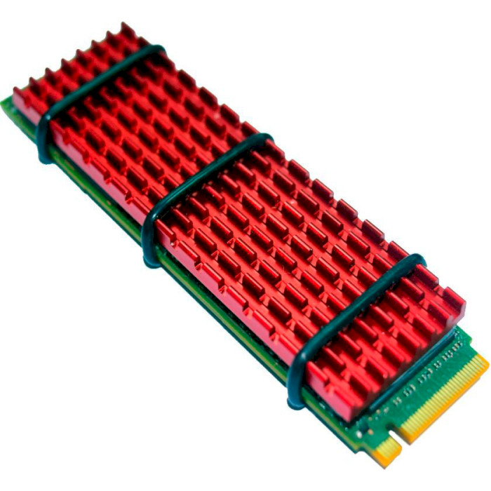 Радіатор для SSD GELID SOLUTIONS Subzero M.2 SSD Cooling Kit Red (HS-M2-SSD-10-A-4)