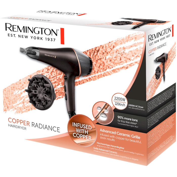 Фен REMINGTON AC5700 Copper Radiance (45707560100)