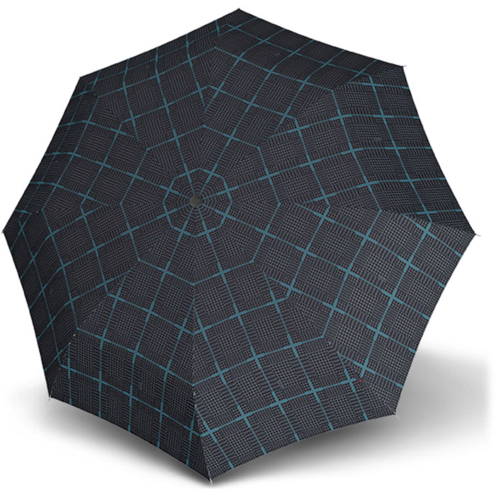 Зонт KNIRPS T.200 Medium Duomatic Sherlock Aqua (95 3201 7058)