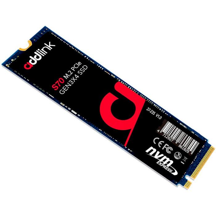 SSD диск ADDLINK S70 256GB M.2 NVMe (AD256GBS70M2P)