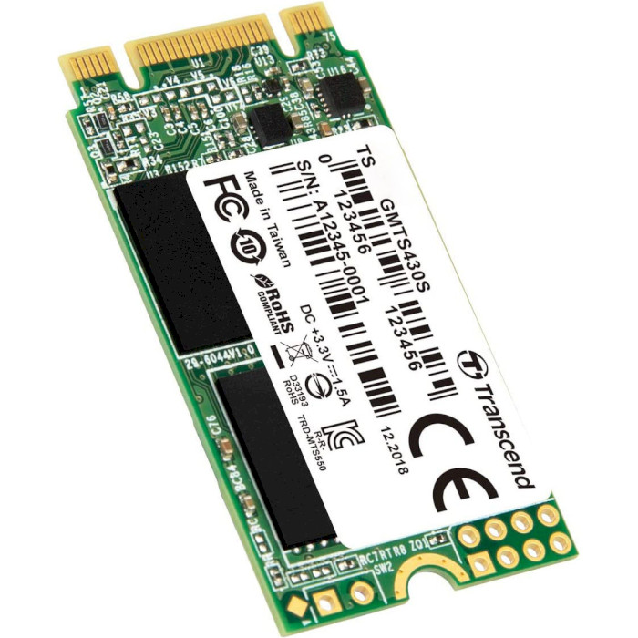SSD диск TRANSCEND MTS430S 128GB M.2 SATA (TS128GMTS430S)