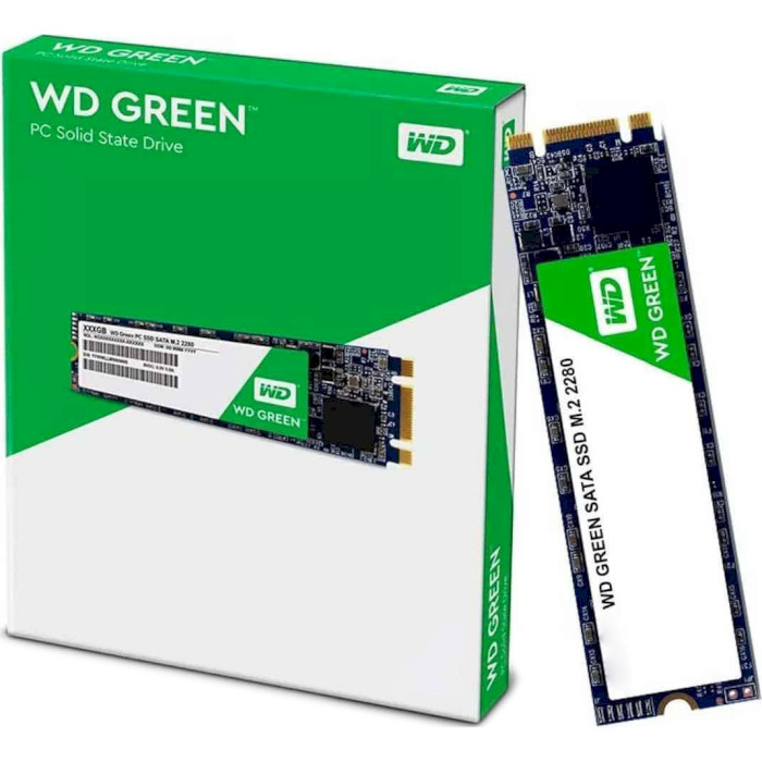 SSD диск WD Green 480GB M.2 SATA (WDS480G2G0B)