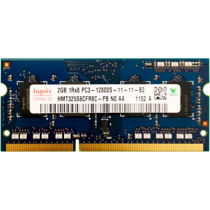 Модуль пам'яті HYNIX SO-DIMM DDR3 1600MHz 2GB (HMT325S6CFR8C-PB)