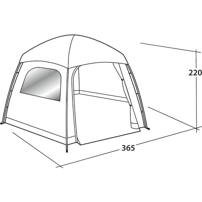 Намет 6-місний EASY CAMP Moonlight Yurt Moonlight Gray (120382)