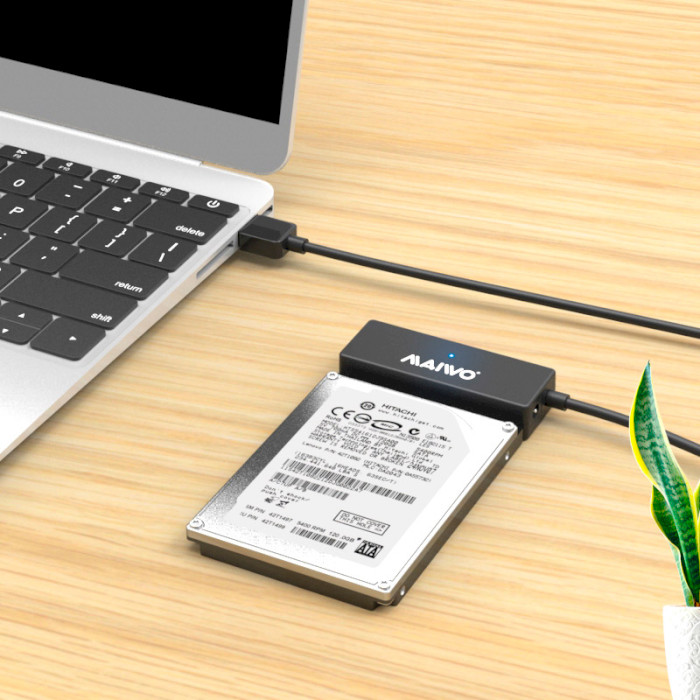 Адаптер MAIWO K10435A для HDD/SSD 2.5"/3.5" SATA to USB 3.0