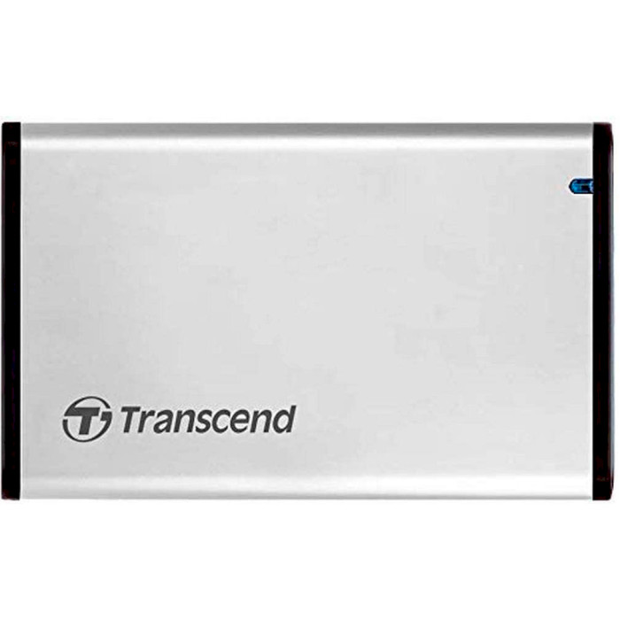 Карман внешний TRANSCEND StoreJet 25S3 2.5" SATA to USB 3.0 Aluminum (TS0GSJ25S3)