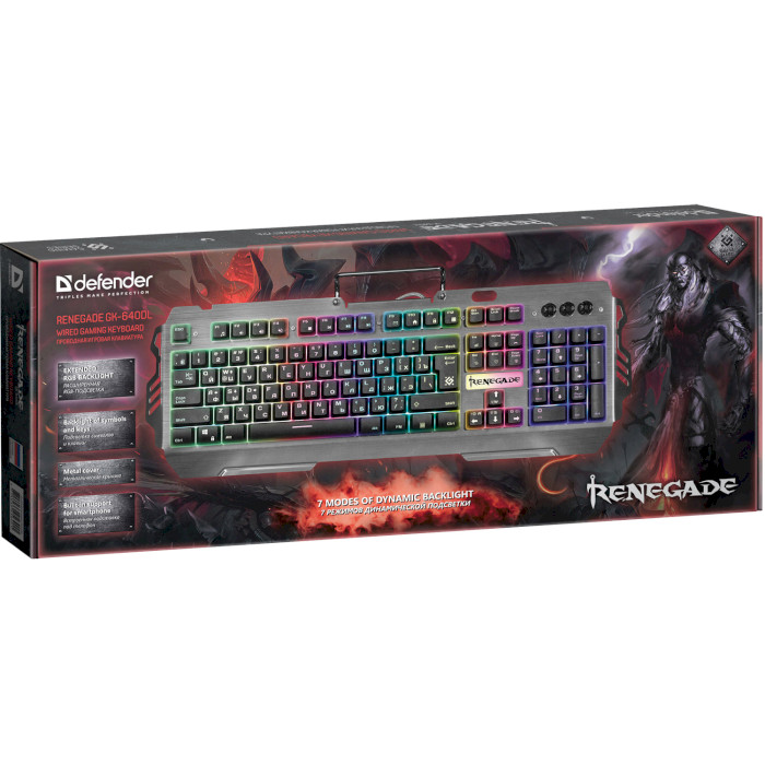 Клавиатура DEFENDER Renegade GK-640DL (45640)