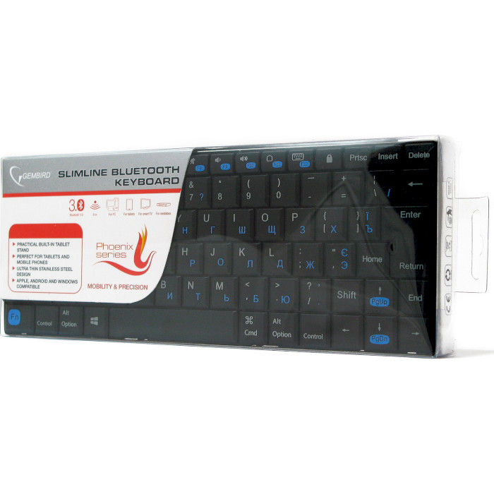 Клавиатура беспроводная GEMBIRD KB-P6-BT Black