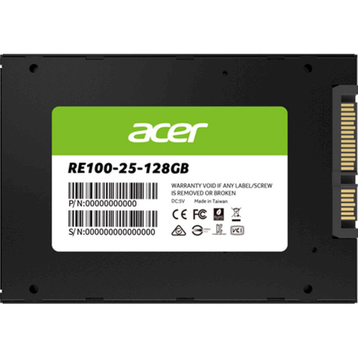 SSD диск ACER RE100 128GB 2.5" SATA (BL.9BWWA.106)
