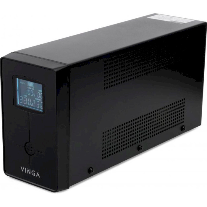 ДБЖ VINGA LCD 600VA USB metal case (VPC-600MU)