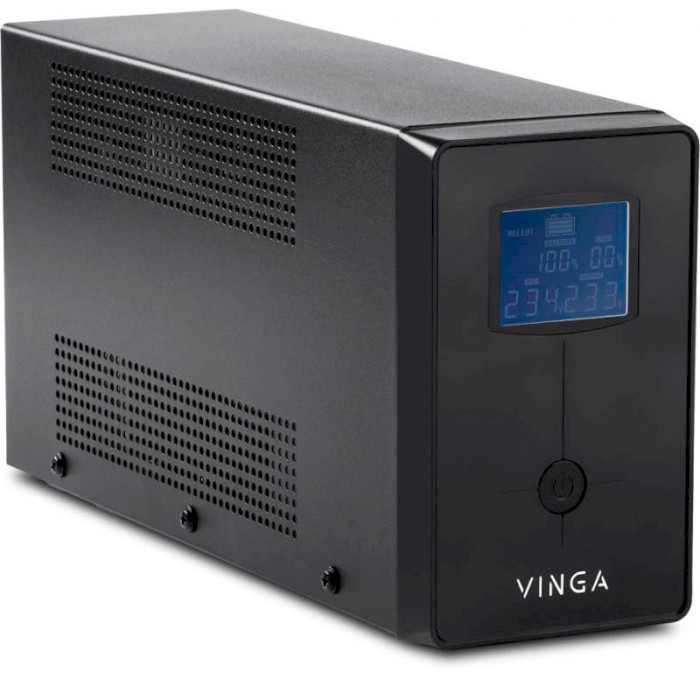 ДБЖ VINGA LCD 600VA USB metal case (VPC-600MU)