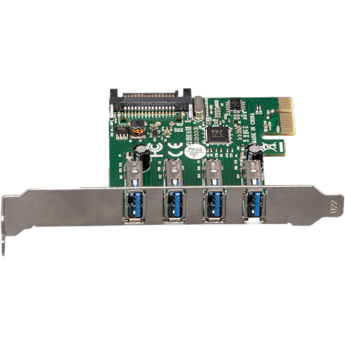 Контроллер FRIME PCIe to 4xUSB3.0 (ECF-PCIETOUSB008.LP)