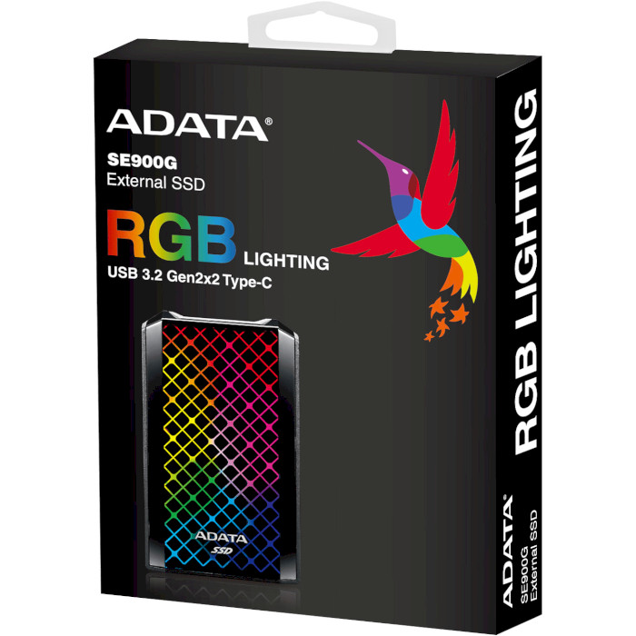 Портативний SSD диск ADATA SE900G 512GB USB3.2 Gen2x2 (ASE900G-512GU32G2-CBK)