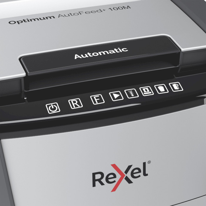 Знищувач документів REXEL Optimum AutoFeed+ 100M (2x15) (2020100MEU)