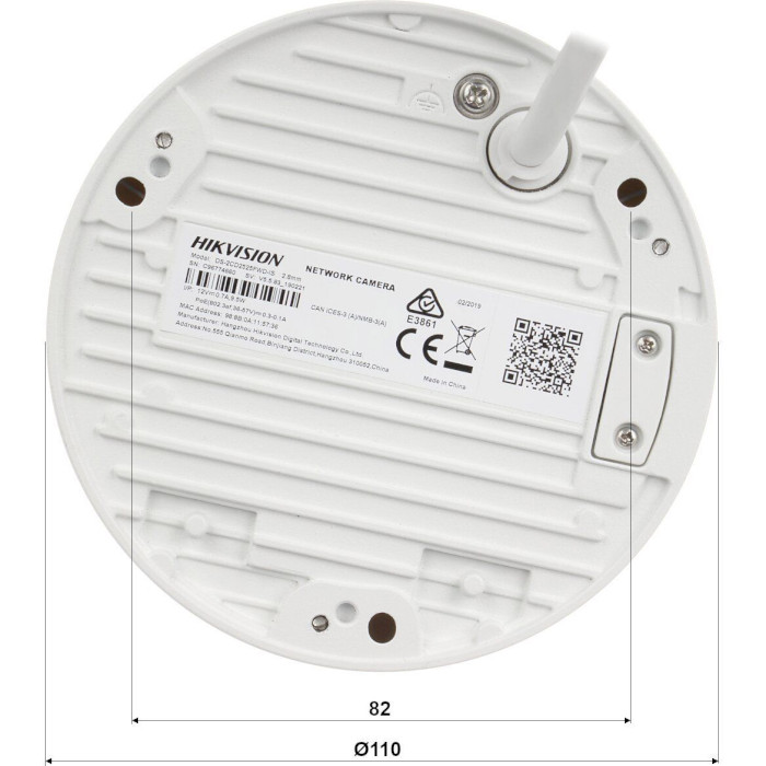 IP-камера HIKVISION DS-2CD2523G0-IS (2.8)