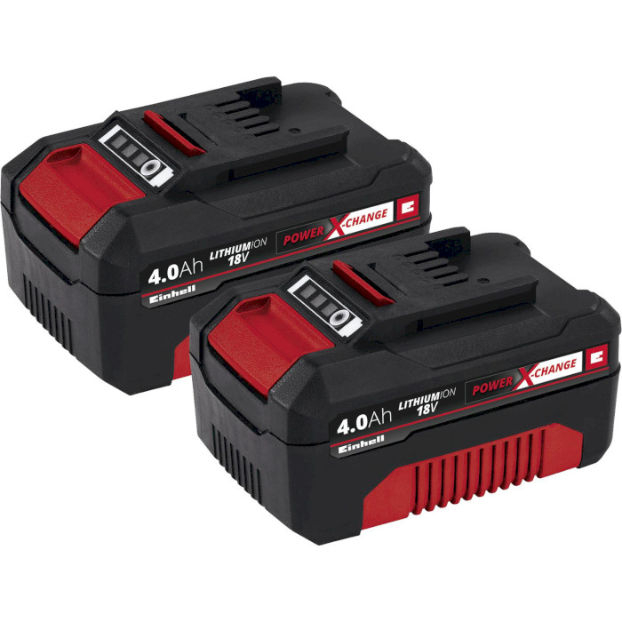 Комплект акумуляторів EINHELL Power-X-Change 18V 4.0Ah Twinpack (4511489)