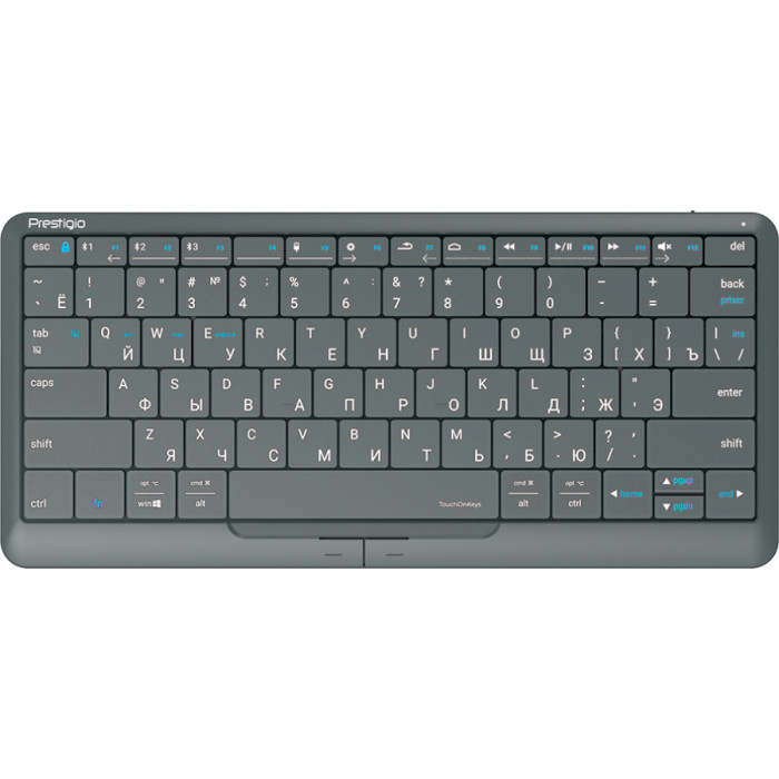 Клавіатура бездротова PRESTIGIO Click&Touch 2 (PSKEY2SGRU)
