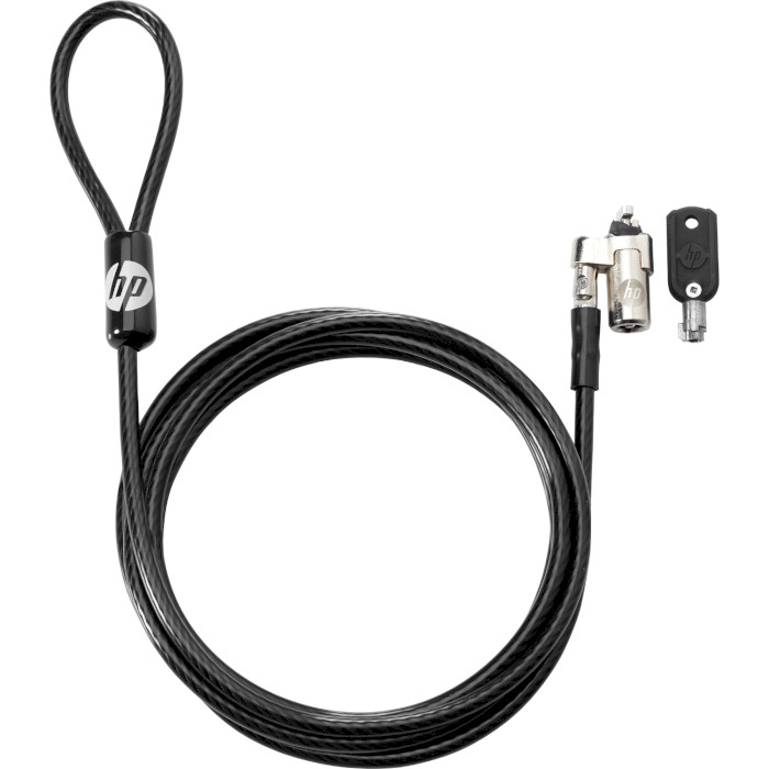 Замок безопасности для ноутбука HP Keyed Cable Lock (T1A62AA)