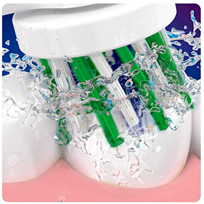 Насадка для зубної щітки BRAUN ORAL-B CrossAction EB50RB CleanMaximiser White 2шт (80338434)