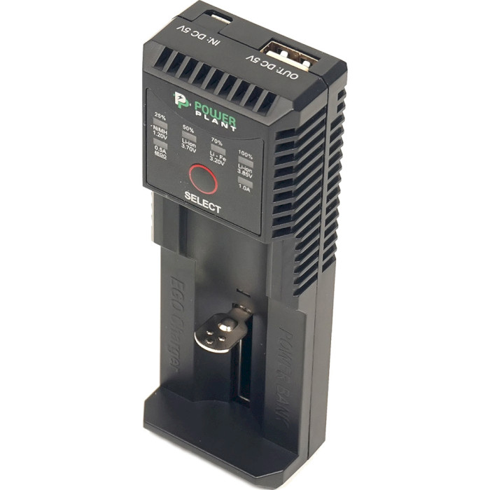 Зарядное устройство POWERPLANT PP-EU100 для аккумуляторов AA/AAA (AA620081)