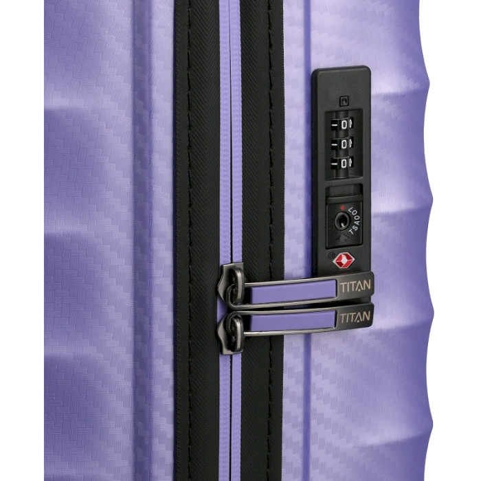 Валіза TITAN Highlight L Lilac Metallic 112л (TI842404-19)