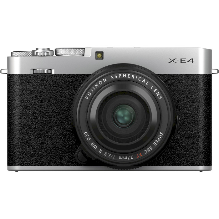 Фотоаппарат FUJIFILM X-E4 Kit Silver XF 27mm f/2.8 R WR (16673938)