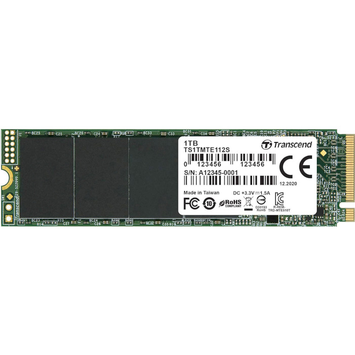 SSD диск TRANSCEND 112S 1TB M.2 NVMe (TS1TMTE112S)