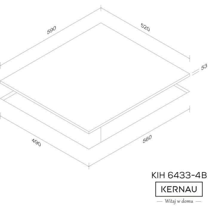 Варильна поверхня індукційна KERNAU KIH 64-4B