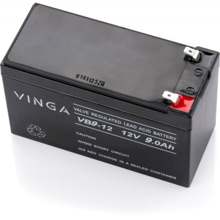 Акумуляторна батарея VINGA VB9-12 (12В, 9Агод)