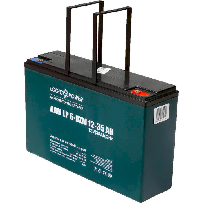 Акумуляторна батарея тягова LOGICPOWER LP 6-DZM 12-35 AH (12В, 35Агод) (LP9335)