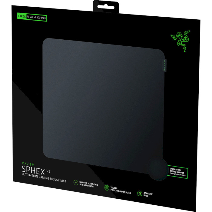 Ігрова поверхня RAZER Sphex V3 Large Black (RZ02-03820200-R3M1)