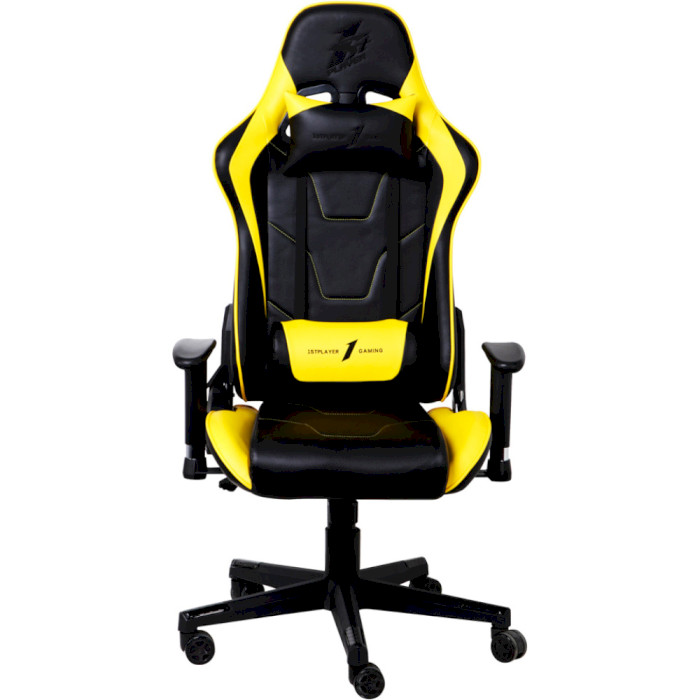 Кресло геймерское 1STPLAYER FK2 Black/Yellow