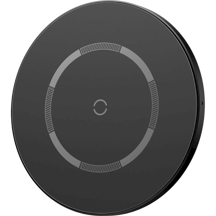 Бездротовий зарядний пристрій BASEUS Simple Magnetic Wireless Charger 15W Black (WXJK-E01)