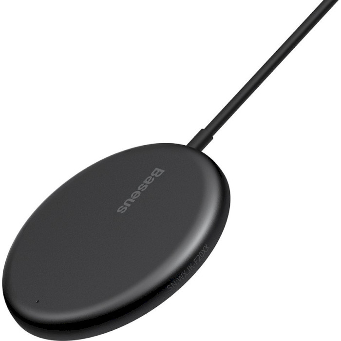 Беспроводное зарядное устройство BASEUS Simple Mini Magnetic Wireless Charger 15W Black (WXJK-F01)