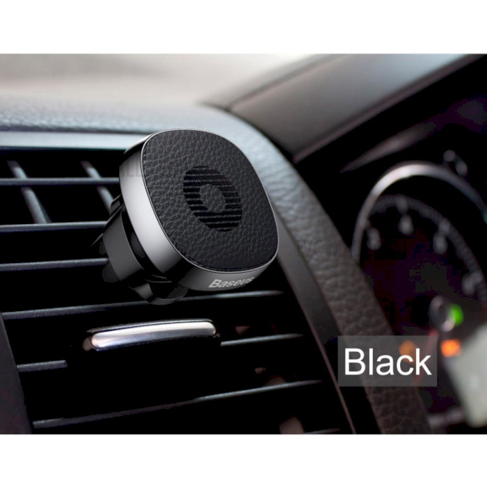 Автодержатель для смартфона BASEUS Privity Series Pro Air Outlet Magnet Bracket Black (SUMQ-PR01)