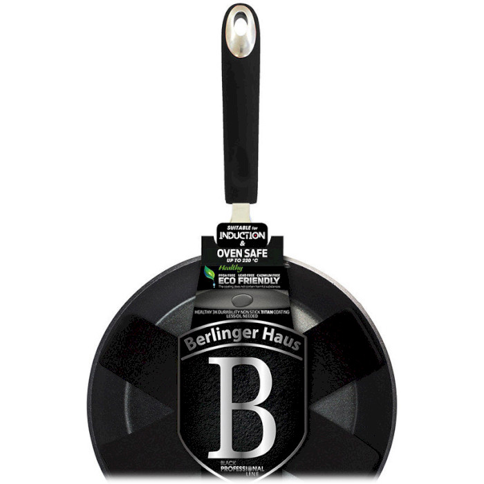 Сковорода BERLINGER HAUS Black Professional Line 30см (BH-6118)